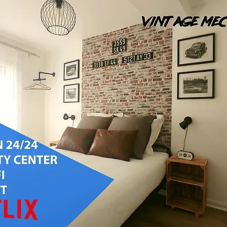 Daire Nouveau* Vintage Mecanic* Wifi*netflix*confort Venette